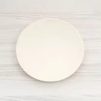 Prato sobremesa de cerâmica 20cm marfim - kutahya