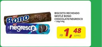 Rebouças Supermercados Biscoito Recheado Nestlé Bono Chocolate / Negresco 126g / 140g oferta