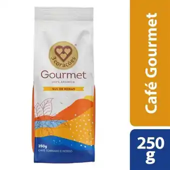 Supermercados Joanin Café 3 corações gourmet sul de minas 250g oferta