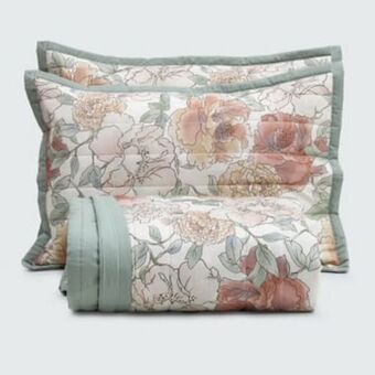 MMartan Kit colcha matelassê dupla face valley oferta