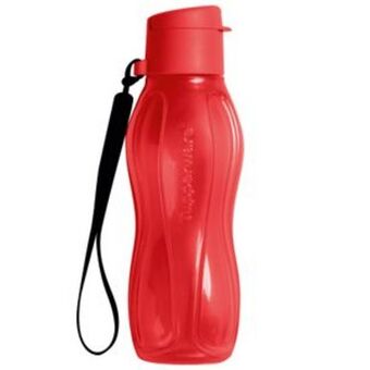 Eco tupper redonda 310ml vermelho
