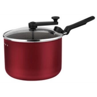 Pipoqueira tramontina, alumínio, vidro, 3,5l, vermelha - 20387/720