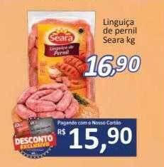 Supermercados Savegnago Linguiça De Pernil Seara Kg oferta