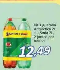 Supermercados Savegnago Kit 1 Guaraná Antarctica + 1 Soda 2 Juntos Por Menos oferta