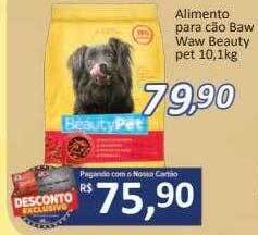 Supermercados Savegnago Alimento Para Cão Baw Waw Beauty Pet oferta