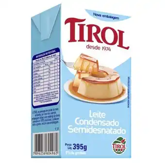 Rede Top Leite condensado tirol semidesnatado 395g oferta