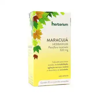 Maracujá herbarium 320mg com 45 comprimidos