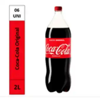 Sam's Club Pack refrigerante coca-cola original com 6 garrafas 2l cada oferta