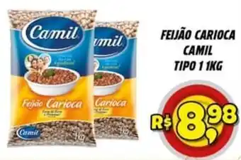 Zattão Supermercado Feijao Carioca Camil tipo 1 1kg oferta
