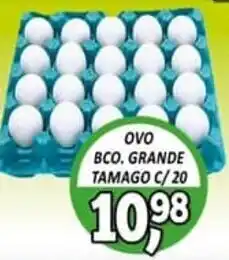 Zattão Supermercado Ovo BCO. Grande Tamago c/20 oferta