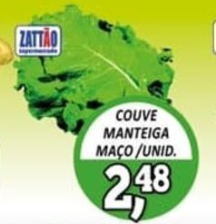 Couve manteiga Maco/ unid.