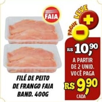 Zattão Supermercado File de peito de frango faia band. 400g oferta