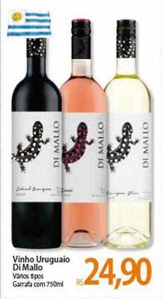 Atacadão Vinho Uruguaio Di Mallo oferta