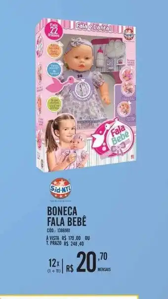 Boneca Fala Bebê
