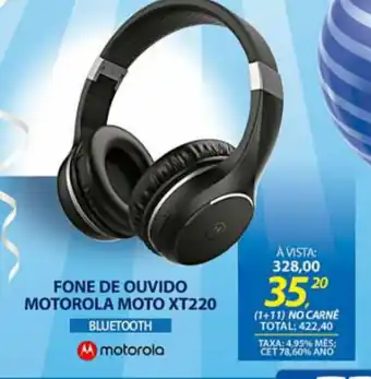 Lojas Cem Fone de Ouvido Motorola Mot XT220 oferta