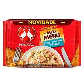 Verona Supermercados Macarrão fusilli molho alfredo perdigão 600g oferta