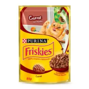 Ração para gatos friskies sachê carne 85g