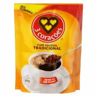 Cafe 3coracoes soluvel trad refil 50g