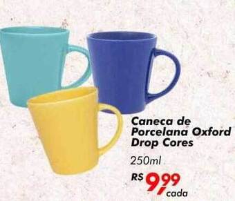 Big Box Caneca De Porcelana Oxford Drop Cores oferta