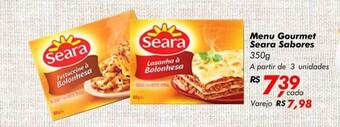 Big Box Menu Gourmet Seara Sabores oferta