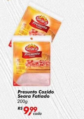 Big Box Presunto Cozido Seara Fatiado oferta