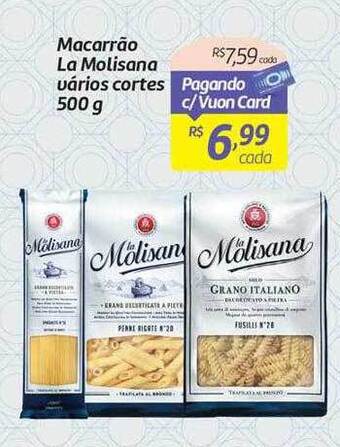 Comper Macarrão La Molisana Vários Cortes oferta