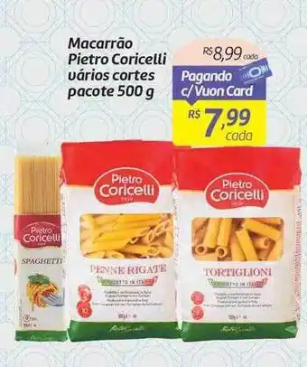 Macarrão Pietro Coricelli Vários Cortes Pacote