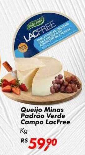 Big Box Queijo Minas Padrão Verde Campo Lacfree oferta
