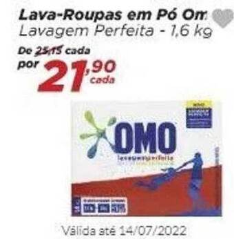 Dia Lava-roupas Em Pó Omo oferta