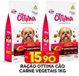 Ração Ottima Cão Carne Vegetais