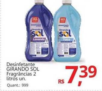 Supermercados Koch Desinfetante Girando Sol Fragrâncias oferta