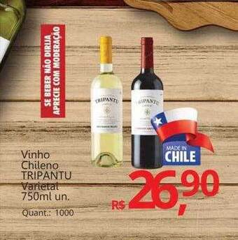 Supermercados Koch Vinho Chileno Tripantu Varietal oferta