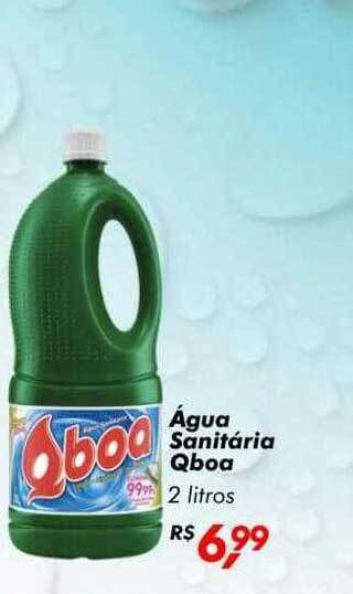 Big Box água Sanitária Qboa oferta