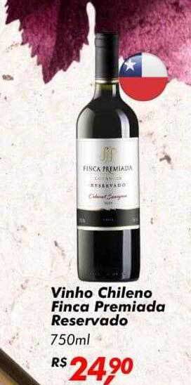 Big Box Vinho Chileno Finca Premiada Reservado oferta