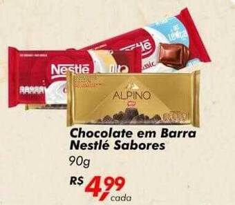 Big Box Chocolate Em Barra Nestlé Sabores oferta