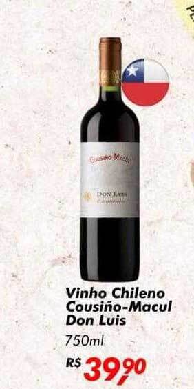 Vinho Chileno Cousiño-macul Don Luis