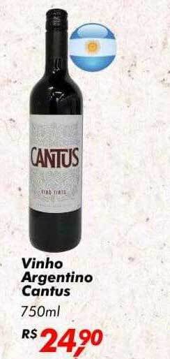 Big Box Vinho Argentino Cantus oferta