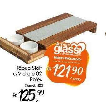 Giassi Supermercados Tábua Stolf C Vidro E 02 Potes oferta