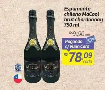 Comper Espumante Chileno Macool Brut Chardonnay oferta