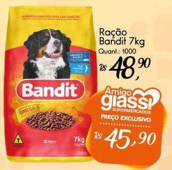 Giassi Supermercados Ração Bandit oferta