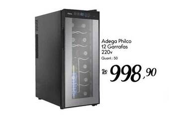 Giassi Supermercados Adega Philco 12 Garrafas 220v oferta