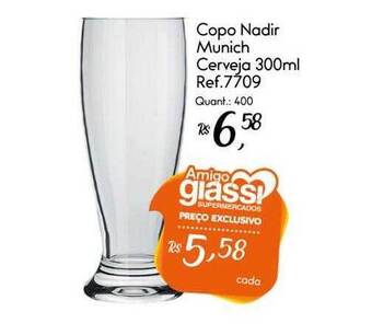 Giassi Supermercados Copo Nadir Munich Cerveja oferta