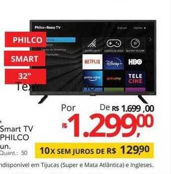 Supermercados Koch Smart Tv Philco oferta