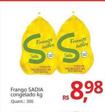 Supermercados Koch Frango Sadia Congelado Kg oferta