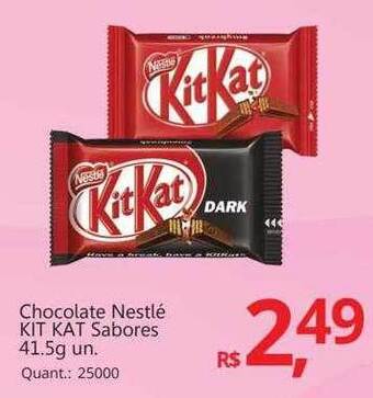 Supermercados Koch Chocolate Nestlé Kit Kat Sabores oferta