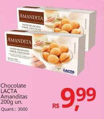 Supermercados Koch Chocolate Lacta Amanditas oferta