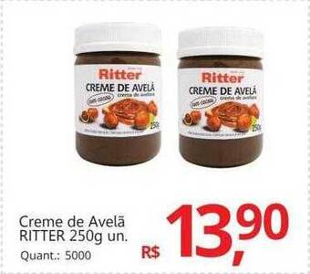 Supermercados Koch Creme De Avelã Ritter oferta