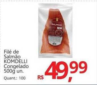 Supermercados Koch Filé De Salmão Komdelli Congelado oferta