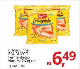 Supermercados Koch Bisnaguinha Bauducco Fermentação Natural oferta
