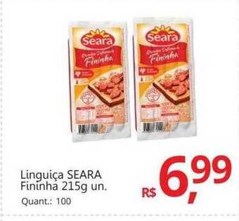 Supermercados Koch Linguiça Seara Fininha oferta